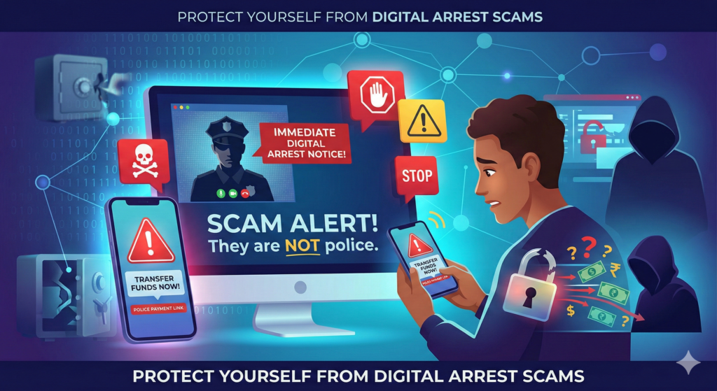 digital_arrest_scam  DIGITAL ARREST SCAMS Gemini Generated Image x9lu24x9lu24x9lu 1024x559